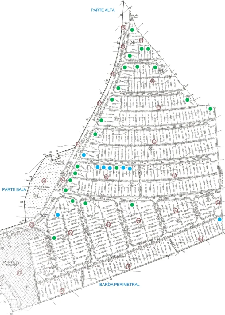 Lotes disponibles en San Gabriel